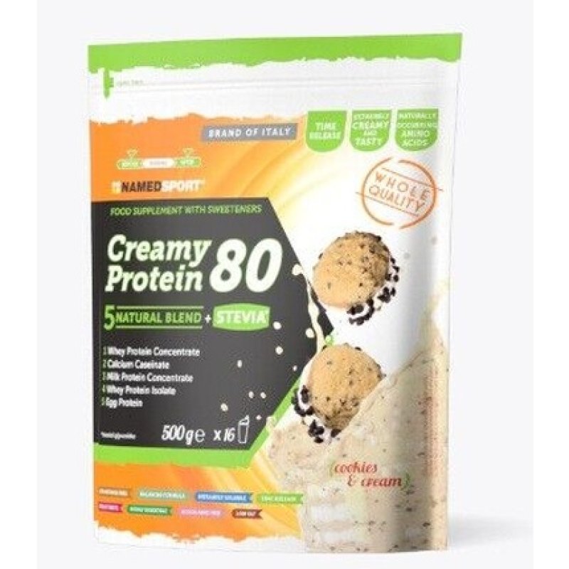 Named Sport Creamy Protein Dietary Supplement 80 Cookies & Cream