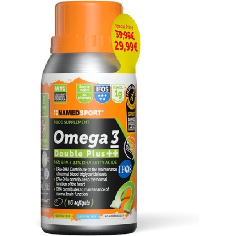Named Omega 3 Double Plus Food Supplement 60 Soft Gels