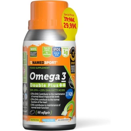 Named Omega 3 Double Plus Food Supplement 60 Soft Gels