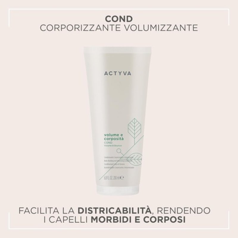 Actyva Conditioner for Fine Hair with Volumizing Effect and Linseed