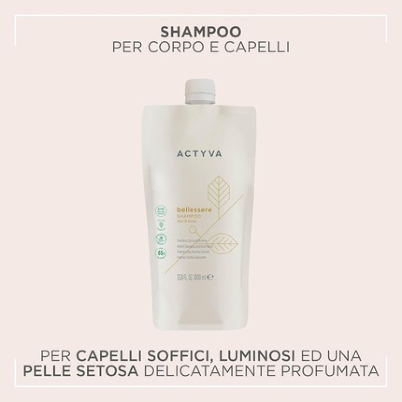 Actyva Bellessere Shampoo Body and Hair Shower with Velvety Effect