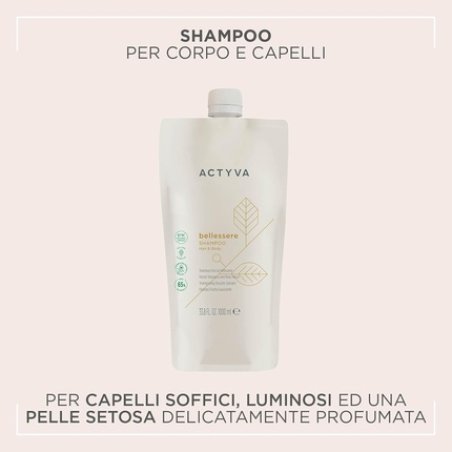 Actyva Bellessere Shampoo Body and Hair Shower with Velvety Effect