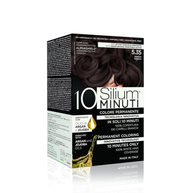 Silium 10 Minute Permanent Hair Color Tobacco 5.35 183g