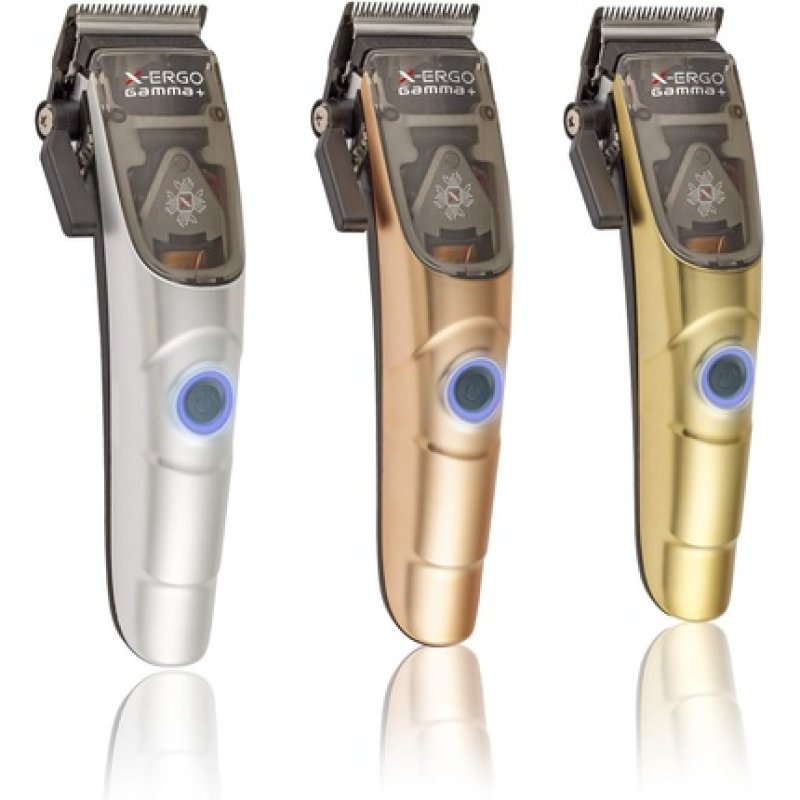 GAMMAPIU X-ERGO Men's Electric Razor with DLC Black Diamond Carbon Taper Blade and Adjustable Settings