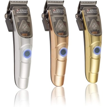 GAMMAPIU X-ERGO Men's Electric Razor with DLC Black Diamond Carbon Taper Blade and Adjustable Settings