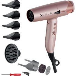 GAMMA XCELL S Ionic Hair Dryer 290g Ultra-Light Hair Dryer with Bacteria-Killing Effect Quiet Smart Memory LED