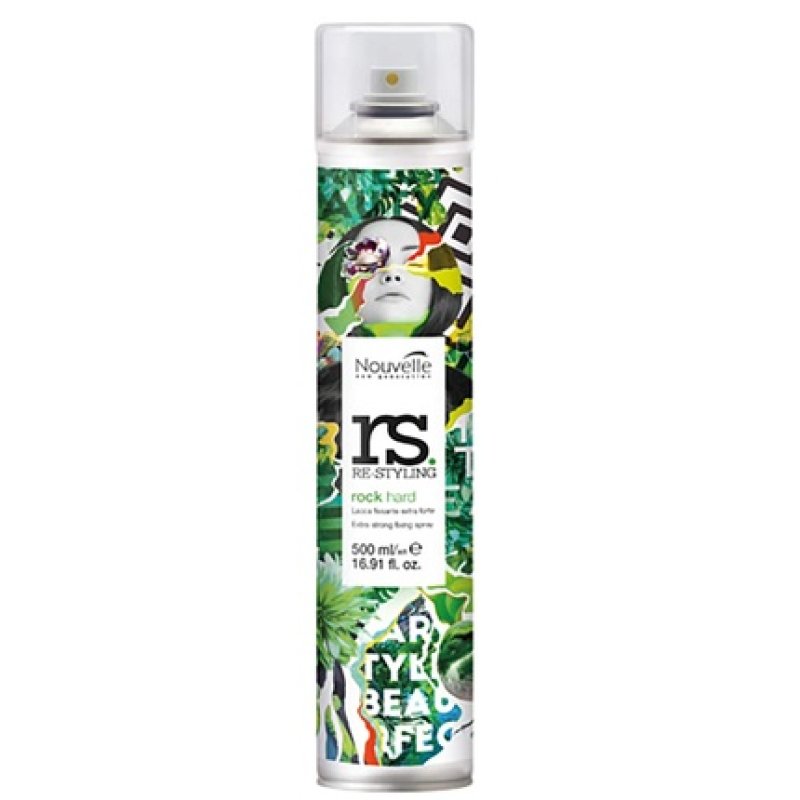 Nouvelle Rs Rock Hard Hairspray Extra Strong 500ml