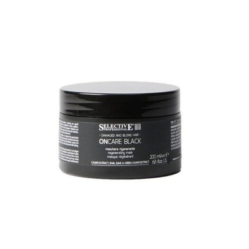 Selective Professional Oncare Black Mask Regenerating Mask for Blondes 200ml