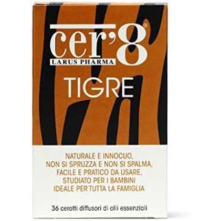 Larus Pharma Cer8 Tigre 36 Essential Oil Diffuser Patches