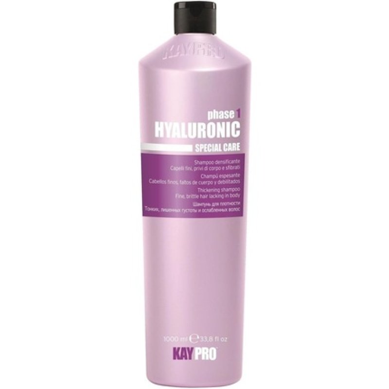 KEPRO Kay Pro Thickening Shampoo with Hyaluronic Acid for Fine, Brittle Hair Lacking in Body 1000ml