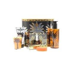 ORTIGIA SICILIA Oval Gift Box Amber Black