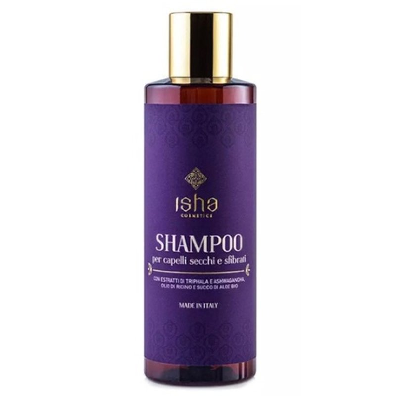 ISHA Cosmetics Dry and Brittle Hair Shampoo Ayurvedic with Triphala and Ashwagandha Extracts BO Aloe Juice and Castor