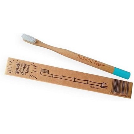 Mohani Bamboo Toothbrush Turquoise Soft