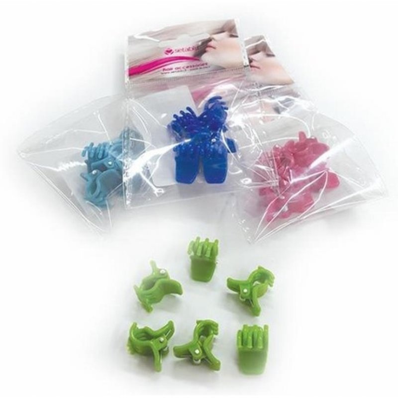 Mini Colored Tweezers 6 Pcs Setablu 93402