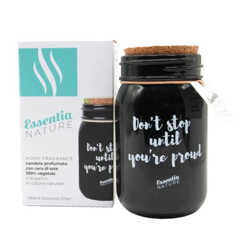 Essentia Nature Candle 300 Gr. In Jar Black Coconut Chai X2
