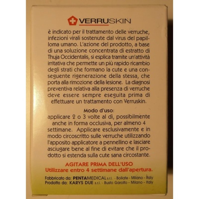 Verruskin Antiverruca Cream 10ml