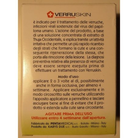 Verruskin Antiverruca Cream 10ml