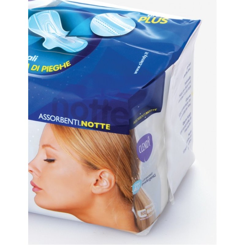 Clendy Night Sanitary Towels with Wings Pack of 10