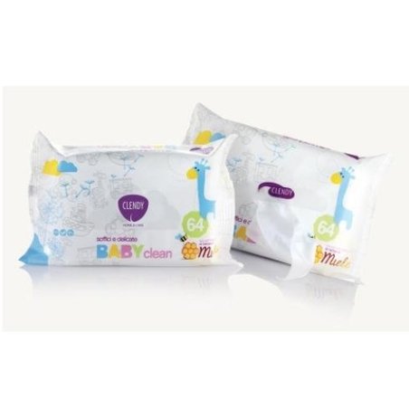 Clendy Baby Wipes Honey 64 Pieces