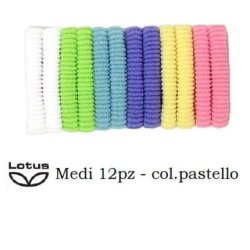 Lotus Sponge Hair Bands Assorted Colors