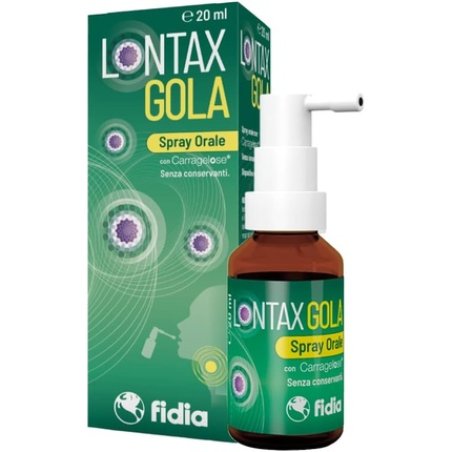 Fidia FidiLONTAX GOLA ORAL SPRAY Cherry Flavor 20ml Bottle Throat Spray