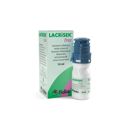 Fidia Pharmaceuticals Lacrisek Free Sterile Ophthalmic Solution 10 Milliliters