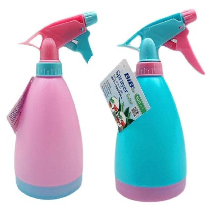 500 ML Colorful Adjustable Spray Bottle
