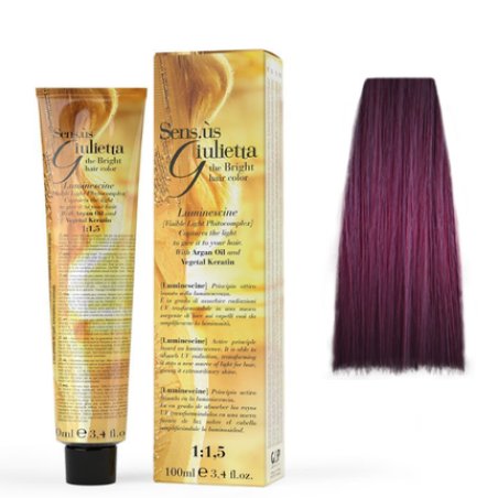 Sensus Giulietta 6.75 Dark Violet Red Blonde Hair Colour