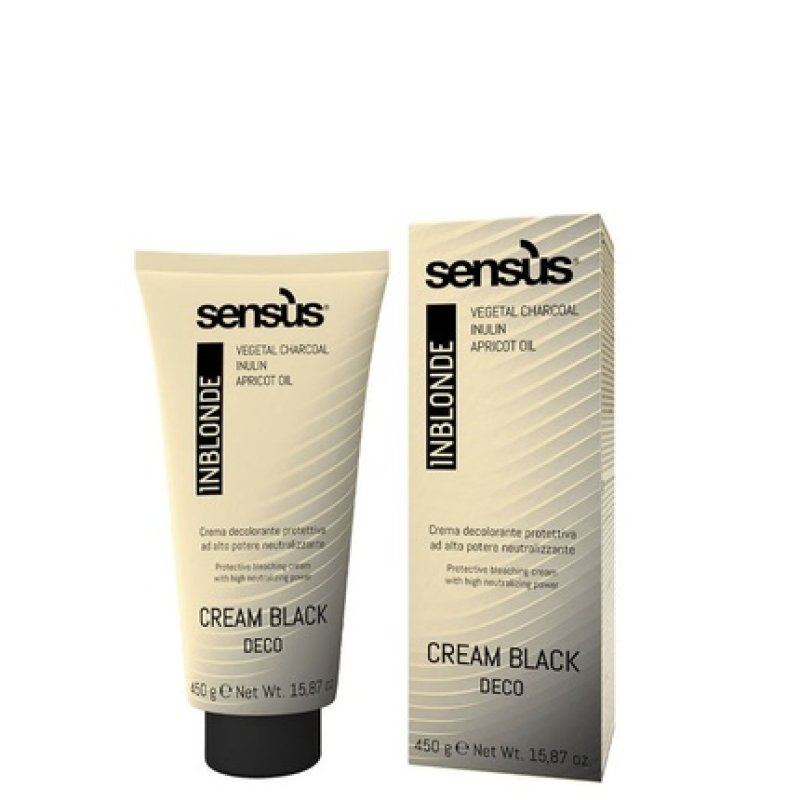 Sensus Inblonde Black Deco Lightening Cream With Lightening Up To 7 Tones