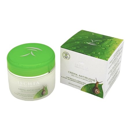 ISB Face Neck and Shoulder Anti-Wrinkle Cream Snail Slime 100ml with Snail Slime and Thermal Water from Ischia Island