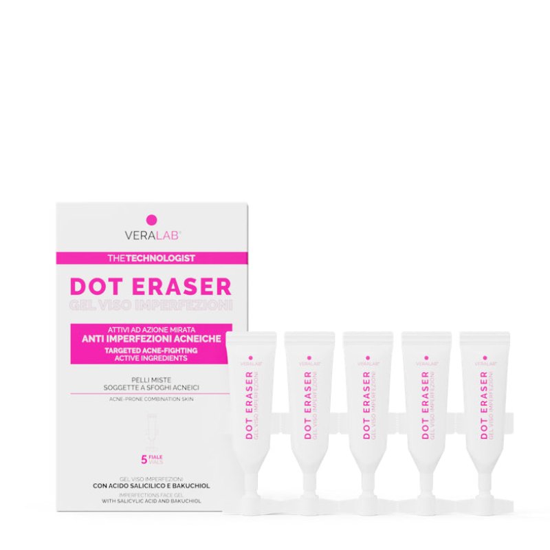 Veralab Dot Eraser Gel Face Imperfections - 5 Vials Of 2 Ml