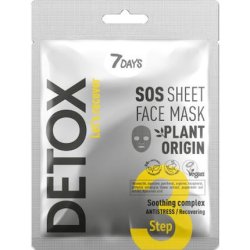 7days 7days Detox Lets Recover Sos Sheet Face Mask Step 3 25g