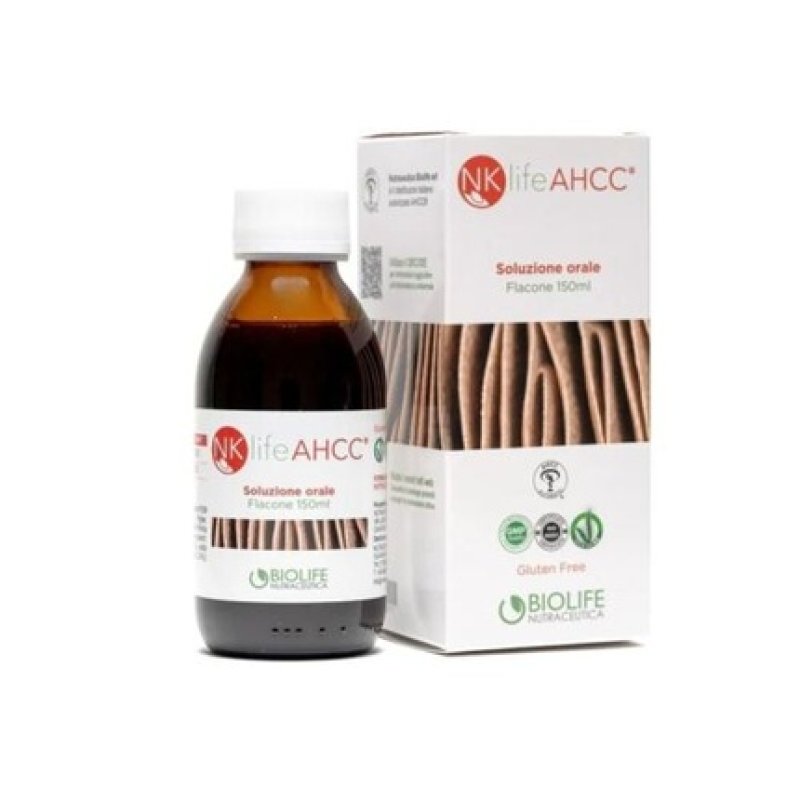 International Biolife Nklife Ahcc Immune Boost Supplement 150ml