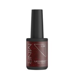 Mesauda Lacqwear Gel Polish 280 Black Cherry 10ml - Semi-Permanent Nail Lacquer