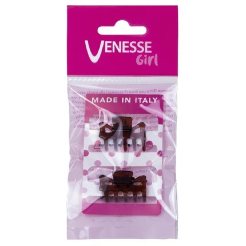 Venesse Mini 5-Tooth Baby Girl's Hair Clip 2 Pcs - 5295BD