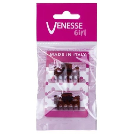 Venesse Mini 5-Tooth Baby Girl's Hair Clip 2 Pcs - 5295BD