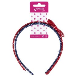 VENESSE CERCHIETTO BIMBA CON FIOCCO 2 PZ