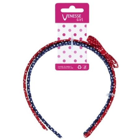 VENESSE CERCHIETTO BIMBA CON FIOCCO 2 PZ