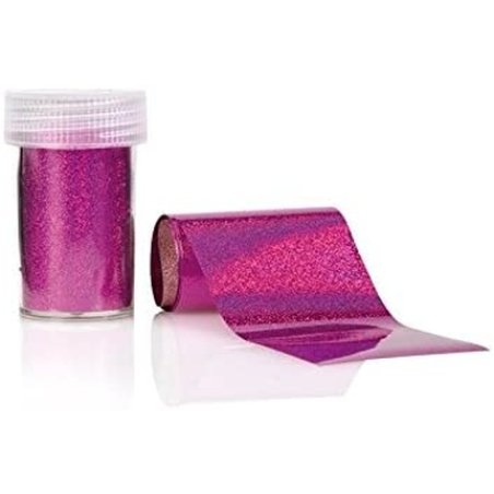 Estrosa Transfer Effect Holographic Fuchsia