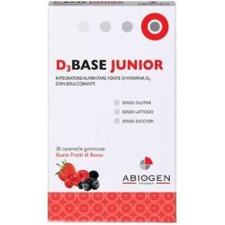 Abiogen Pharma D3 Basic Junior Supplement Berries 30 Candies