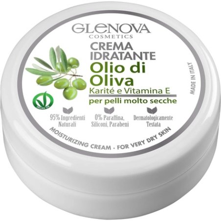 Glenova Moisturizing Skin Cream with Olive Oil, Shea, and Vitamin E for Very Dry Skin