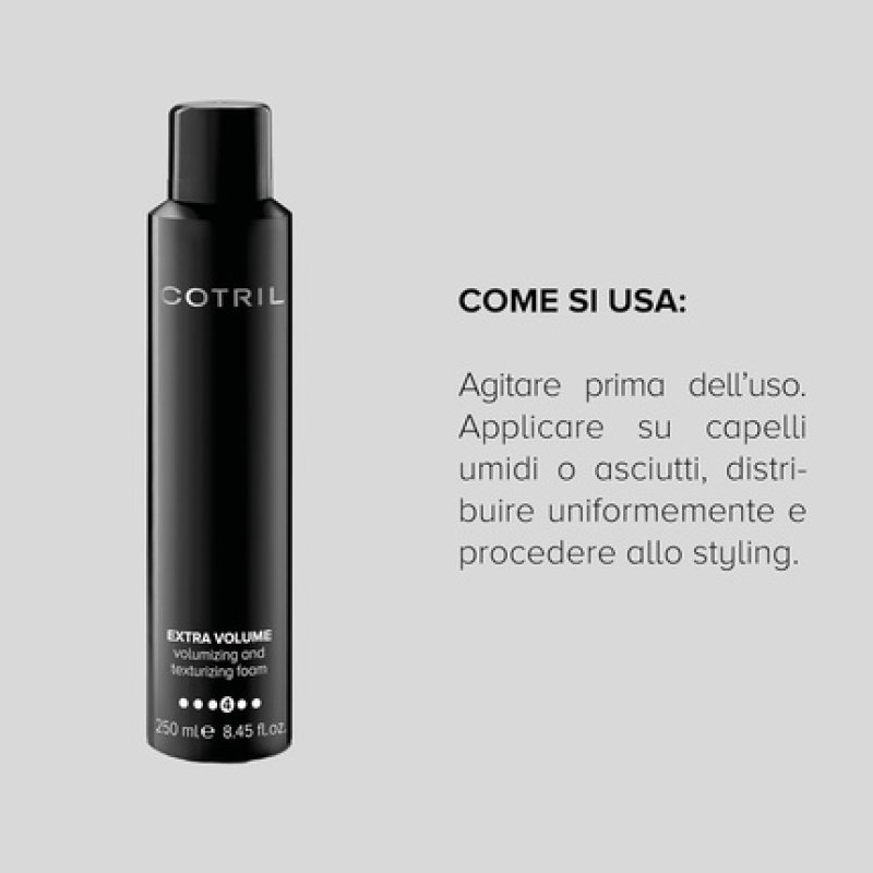 Cotril Creative Walk Extra Volume Volumizing and Texturizing Foam 250ml