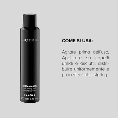 Cotril Creative Walk Extra Volume Volumizing and Texturizing Foam 250ml