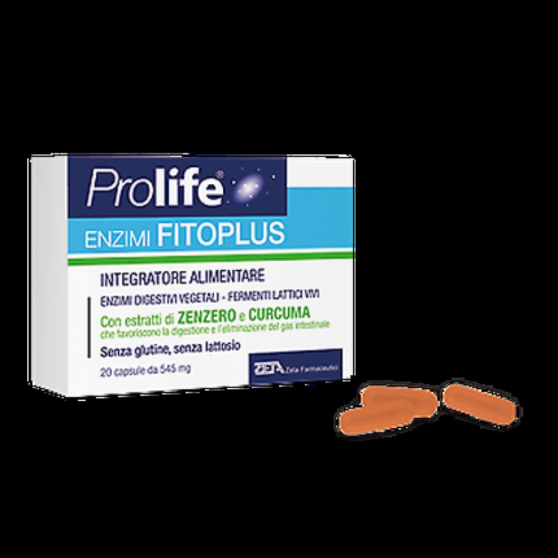 Prolife Enzyme Fitoplus Zeta Farmaceutici 20 Capsules