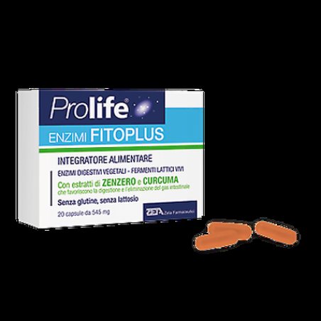 Prolife Enzyme Fitoplus Zeta Farmaceutici 20 Capsules