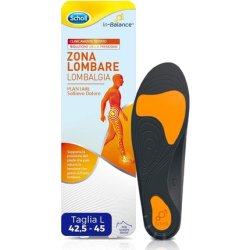 Scholl In-Balance Insoles Pain Relief for Lower Back Tension and Sciatica Size L Unisex