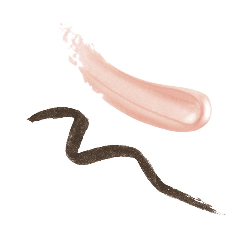 NAJ-OLEARI Brow Liner & Illuminating Makeup Cilia 02 Chestnut