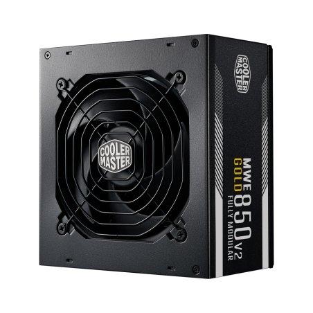 Cooler Master 850W MWE Gold V2 ATX 2.41 PSU, Fully Modular, HDB Bearing Fan, 80 Gold