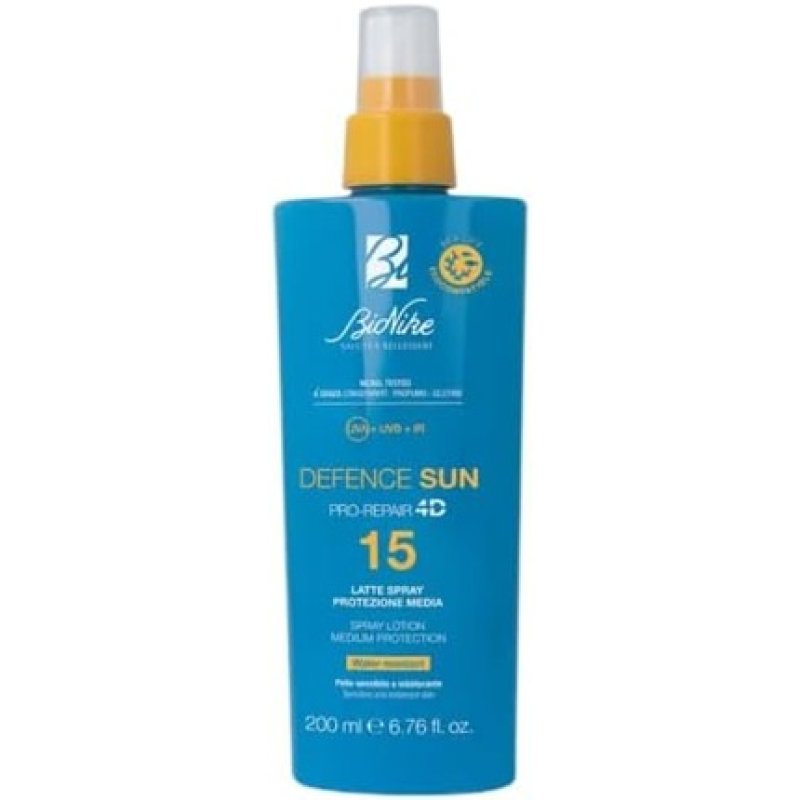 Defence Sun 15 Latte Spray 200ml