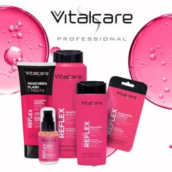 Vitalcare Colour Reflex Flash Mask 1 Minute for Brittle and Dyed Hair with Vitamin E and Silk Proteins 190ml